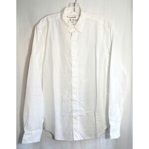 Frank & Eileen Finbar White Button Down Long Sleeve Shirt Size Medium NWOT